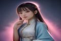 韩国伦理剧《迷雾》剧照，女主播在聚光灯下神情自信，背景是电视台演播厅，展现职场权力与婚姻危机的双重张力